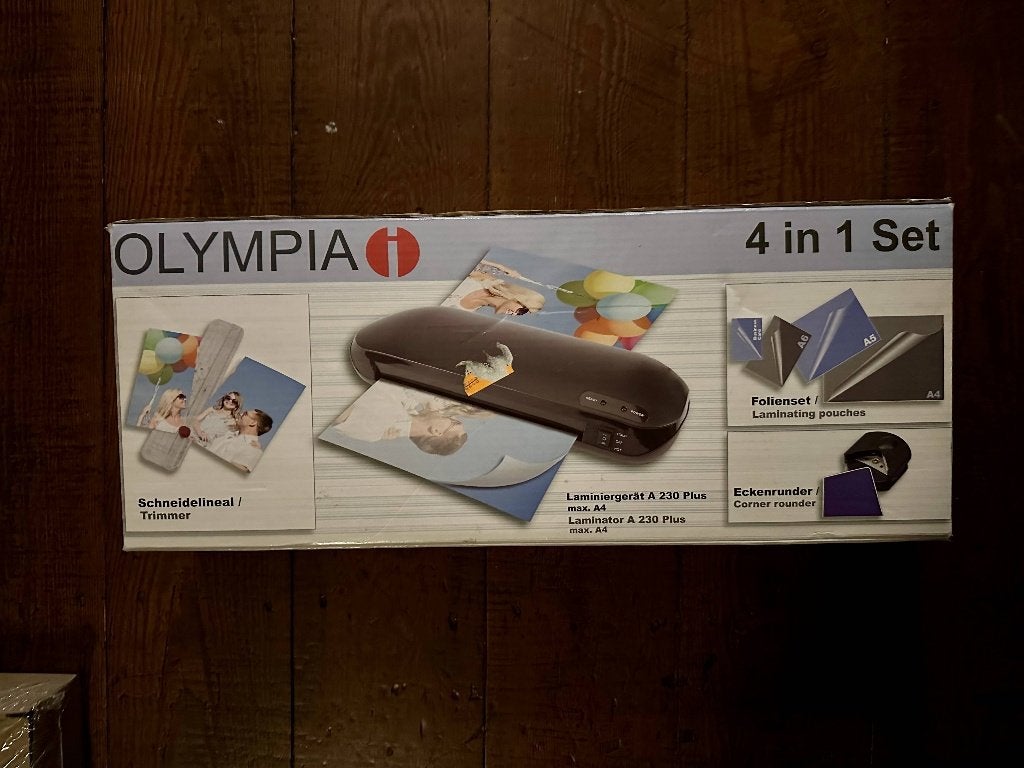 Olympia Laminator A230 plus, Ophalen, Zo goed als nieuw