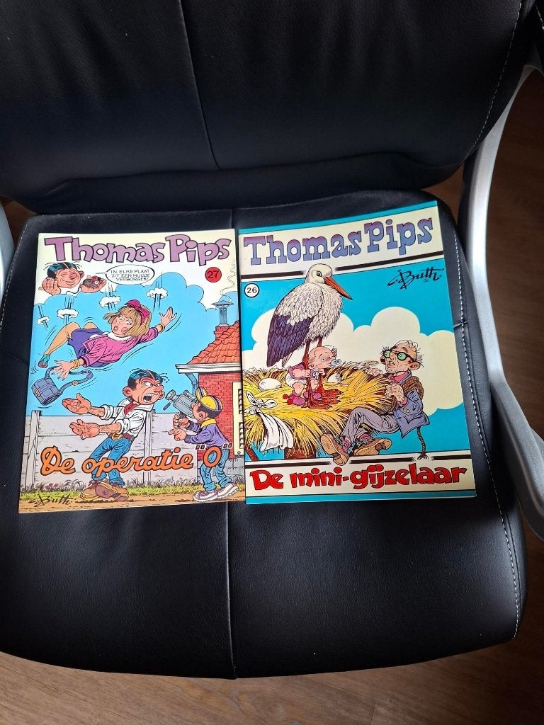5 strips van Thomas Pips, Plusieurs BD, Enlèvement, Utilisé, Buth