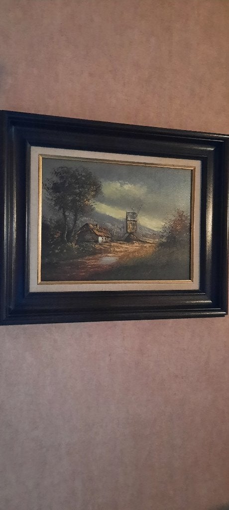 Schilderij, Ophalen, Gesigneerd, Landschap