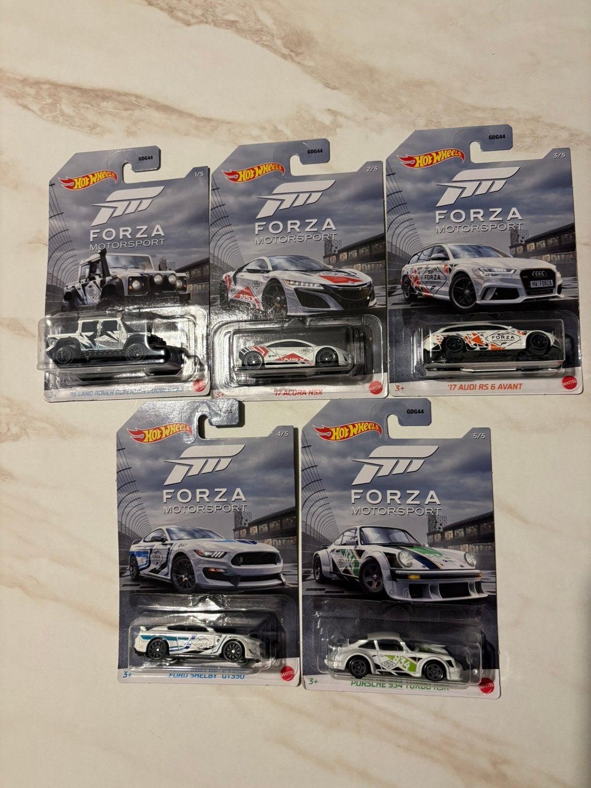 Lot de Forza Hot Wheels, Enlèvement