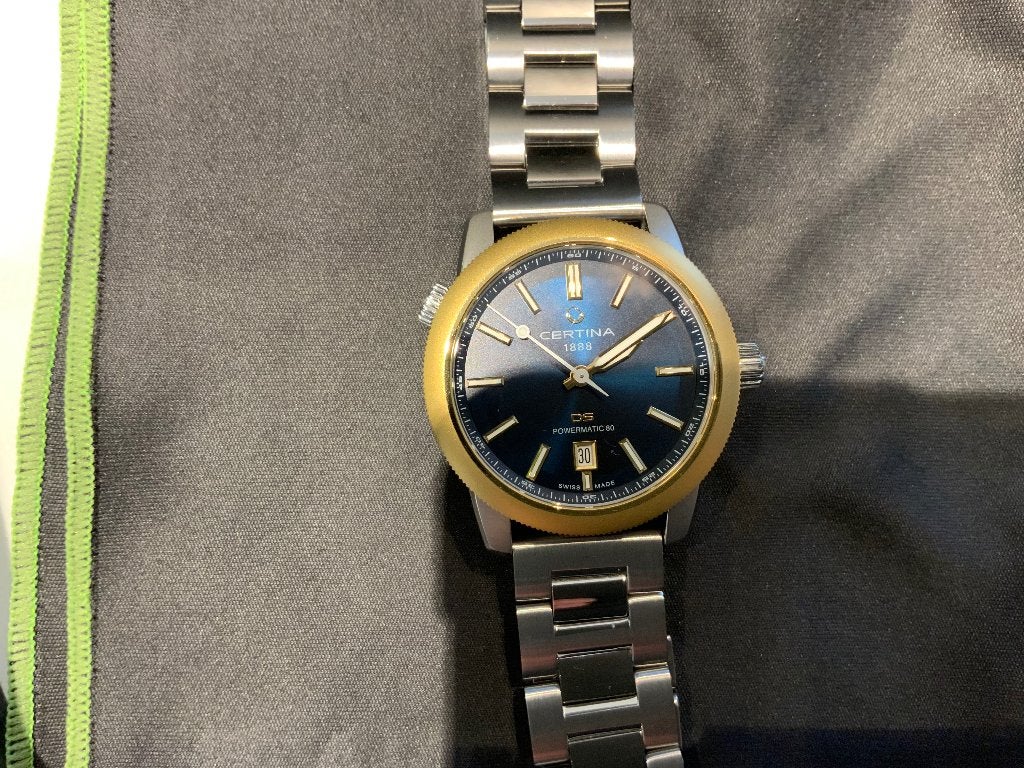 Montre certina ds full set, Enlèvement ou Envoi, Utilisé, Montre-bracelet, Autres marques
