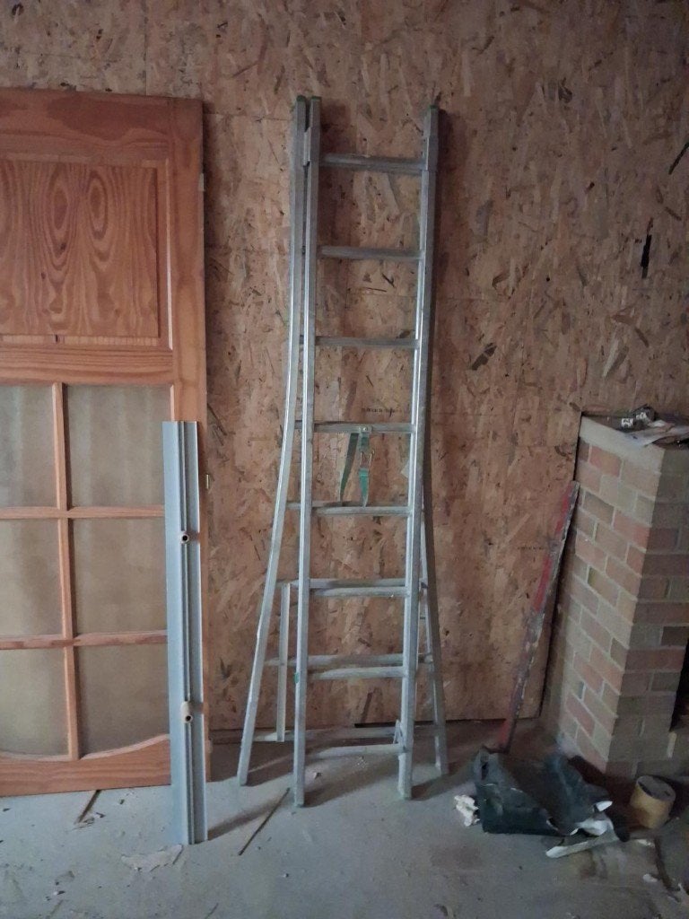 Ladder, Ophalen, Zo goed als nieuw, Ladder, Opvouwbaar of Inschuifbaar