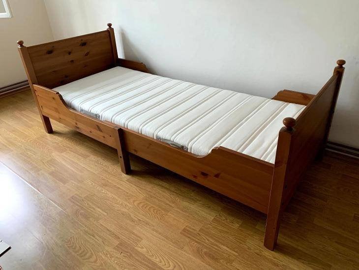 ikea meegroeibed Leksvik, Enlèvement, Utilisé, Matelas