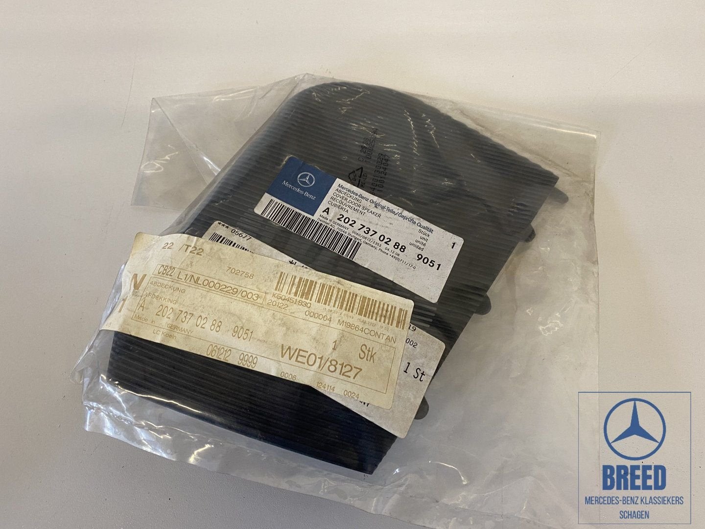 NOS luidsprekerafdekking rechtsachter Mercedes-Benz W202, Neuf, -, -, Enlèvement ou Envoi