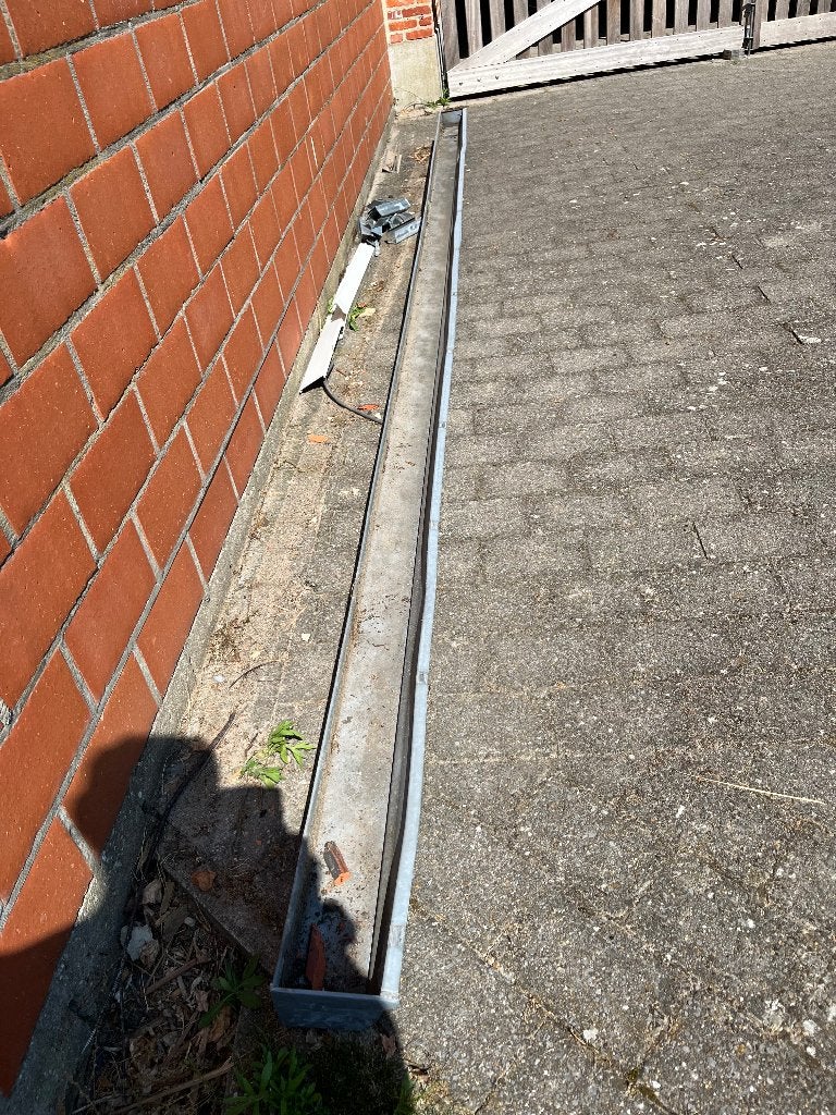 Dakgoot zink, Doe-het-zelf en Bouw, Buizen en Afvoer, Ophalen, Gebruikt, 60 tot 80 mm, 4 tot 6 meter