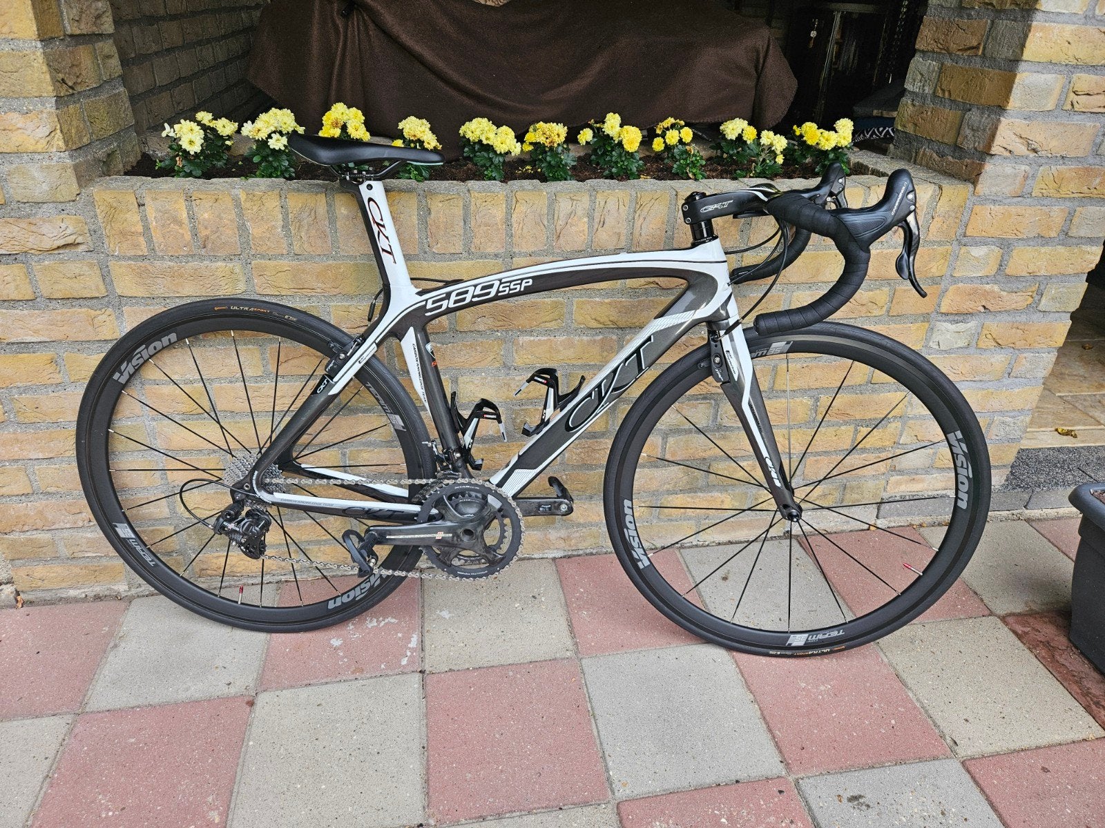 Vélo de route en carbone CKT 589 SSSP (taille M) — Campagnol, Vélos & Vélomoteurs, Vélos | Vélos de course, Comme neuf, Plus de 20 vitesses