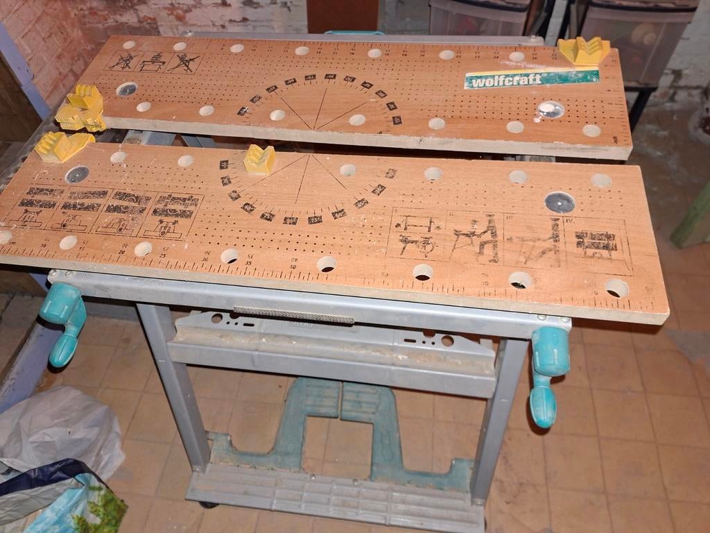 Établi "Wolfcraft", Enlèvement