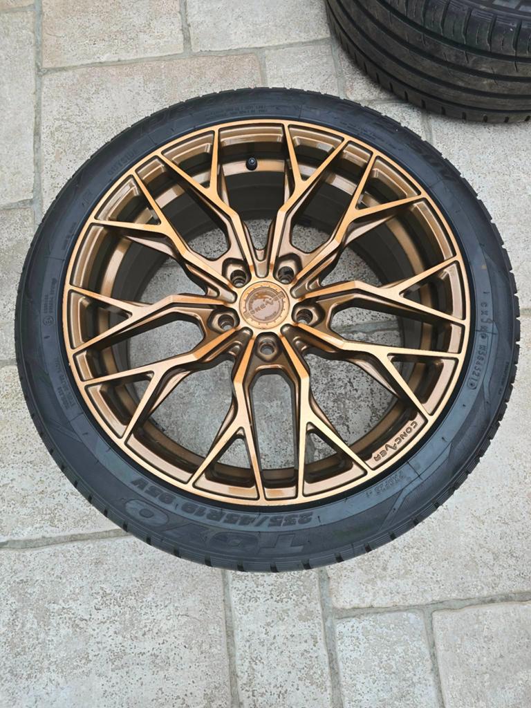 Concaver velgen bronze brushed, Pneus et Jantes, Véhicule de tourisme, Pneus été, Utilisé