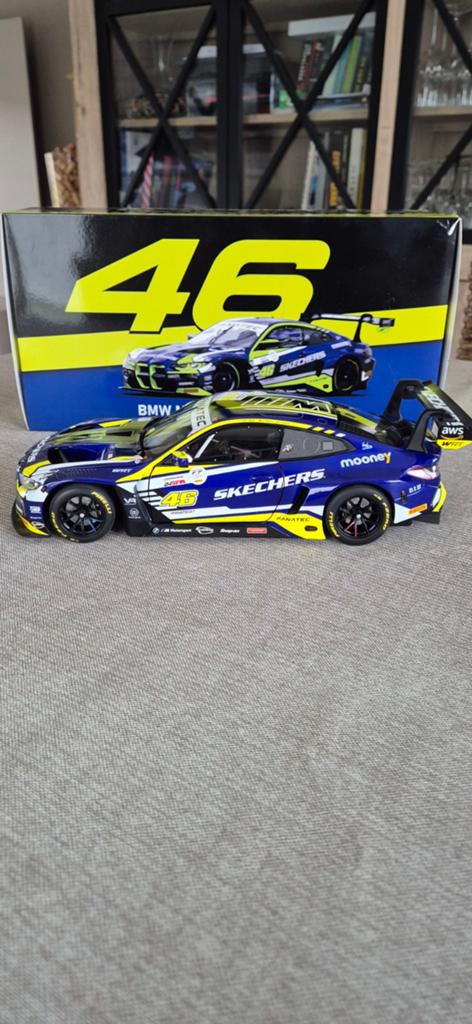 Minichamps Bmw M4 Gt3 Rossi 1/18, Ophalen of Verzenden