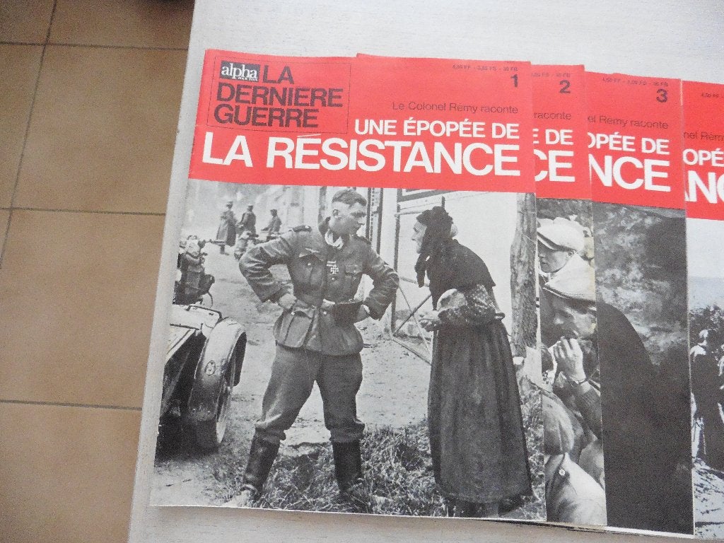Lot de 15 fascicules sur la résistance guerre 40-45, Enlèvement ou Envoi, Colonel REMY, Général, Deuxième Guerre mondiale