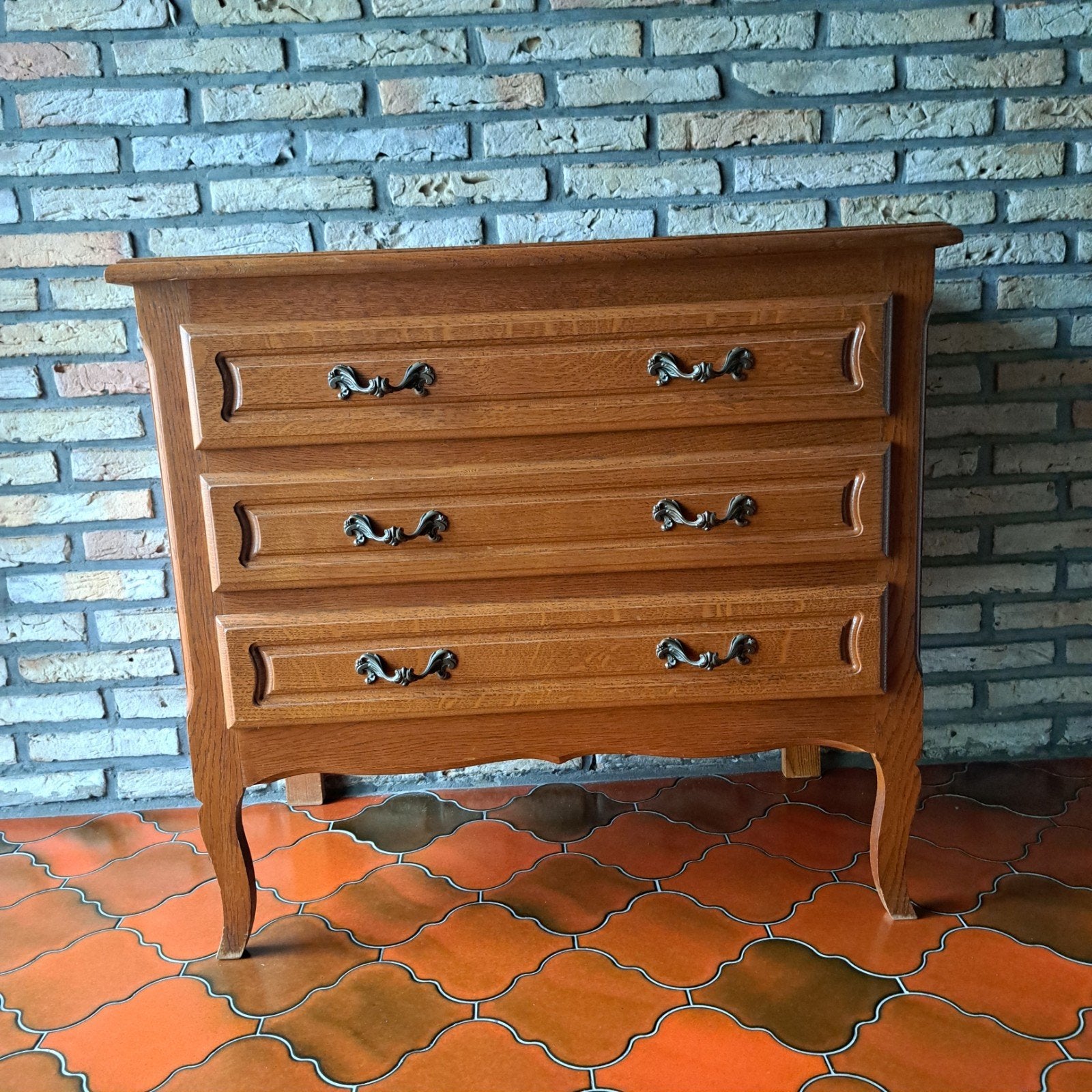 ladenkast, Huis en Inrichting, Kasten | Ladekasten, 3 of 4 laden, Ophalen, Gebruikt, Eikenhout