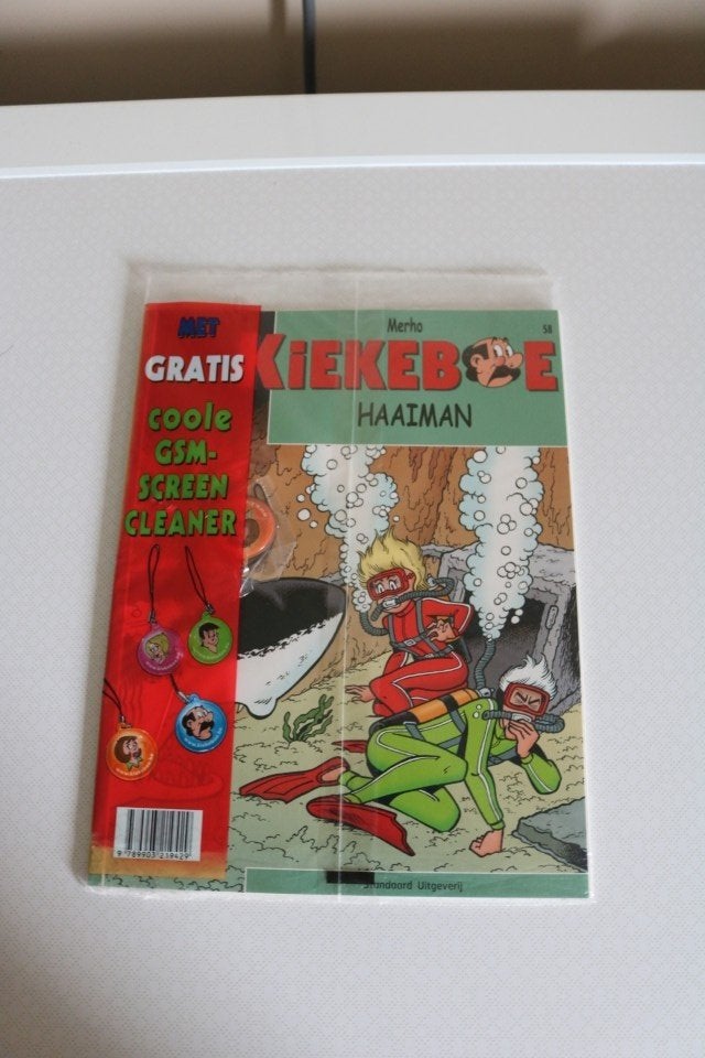 Kiekeboe Nr 58 : Haaiman ( sealed + gsm screen cleaner ), Eén stripboek, Merho, Nieuw, Ophalen of Verzenden