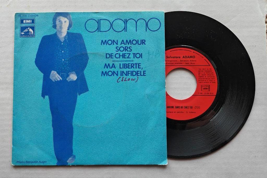ADAMO - Mon amour sors de chez toi (45t), Enlèvement ou Envoi, Comme neuf, Pop