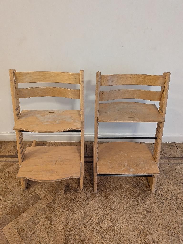 Tripp Trapp stoelen, Enlèvement, Utilisé, Chaise évolutive