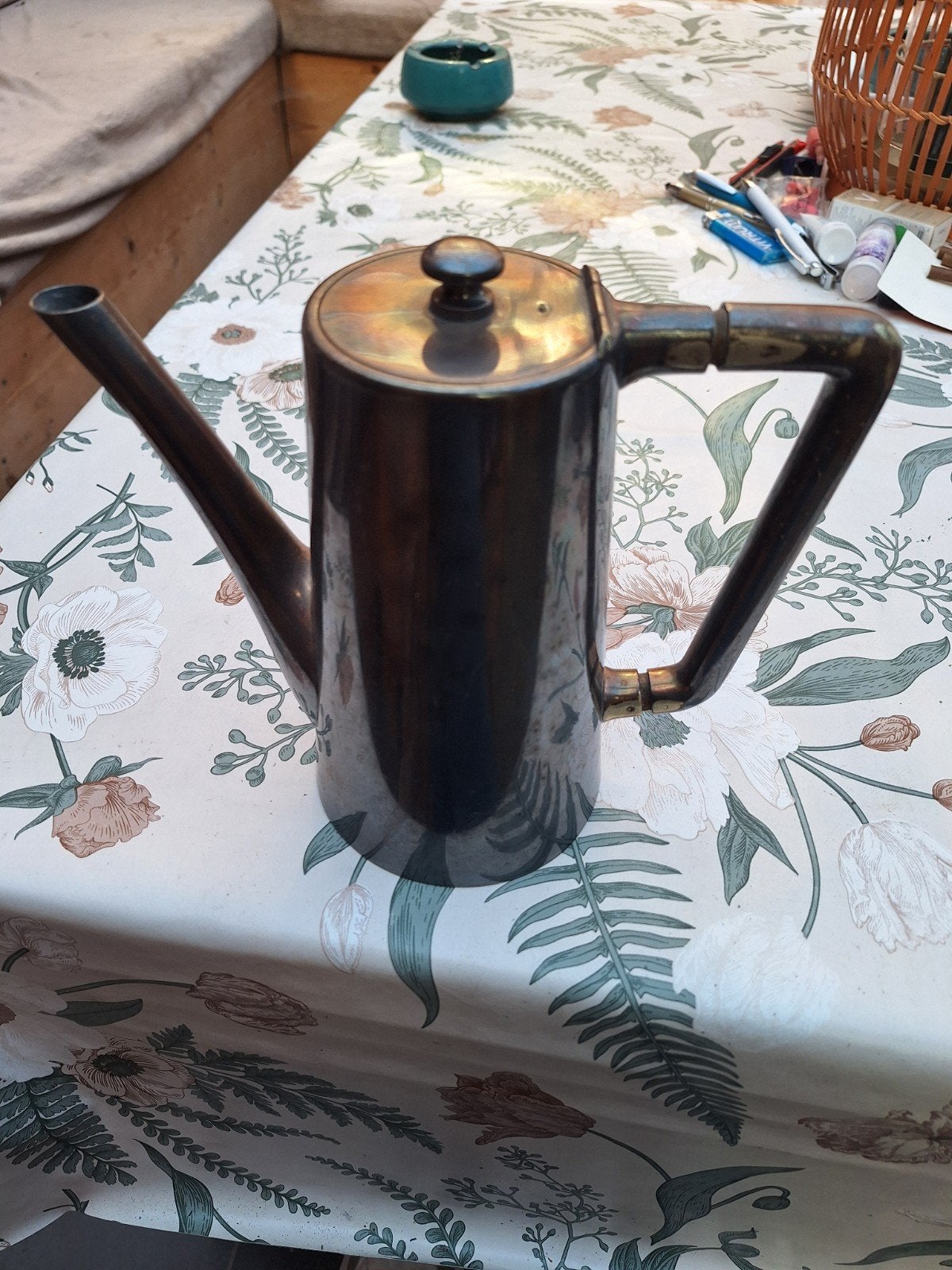 wisckemann.melk en koffiekan.verzilverd, Antiek en Kunst, Ophalen