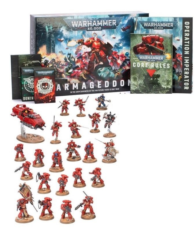 Warhammer 40,000: Armageddon  / Space Marines + VEEL EXTRA, Enlèvement ou Envoi, Neuf, Warhammer, Figurine(s)