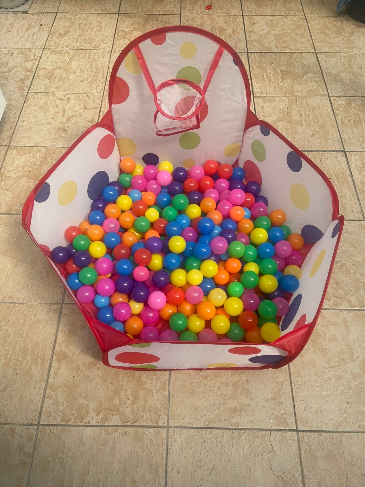 Piscine à balles pliable pour enfants + lot de balles, Enlèvement, Comme neuf