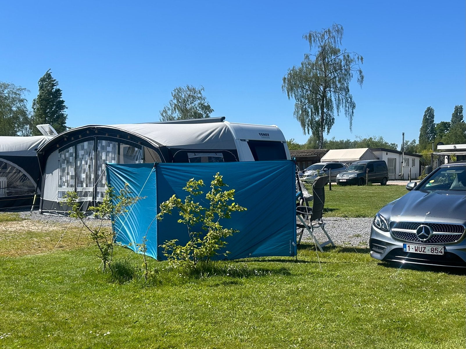 Windscherm camping 2,80 m, Caravans en Kamperen, Ophalen, Nieuw