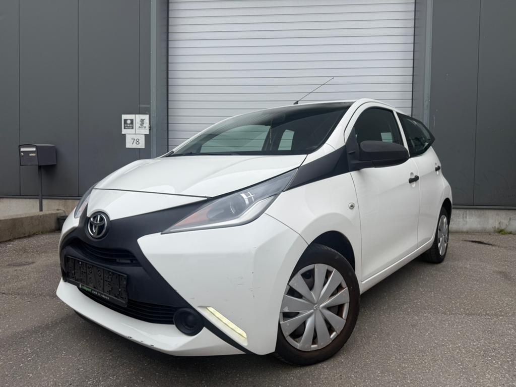 Toyota Aygo 1.0i TOP STAAT 11/2017 FULL HISTORIE TOYOTA, Auto's, Toyota, Voorwielaandrijving, Stof, Wit, 5 deurs