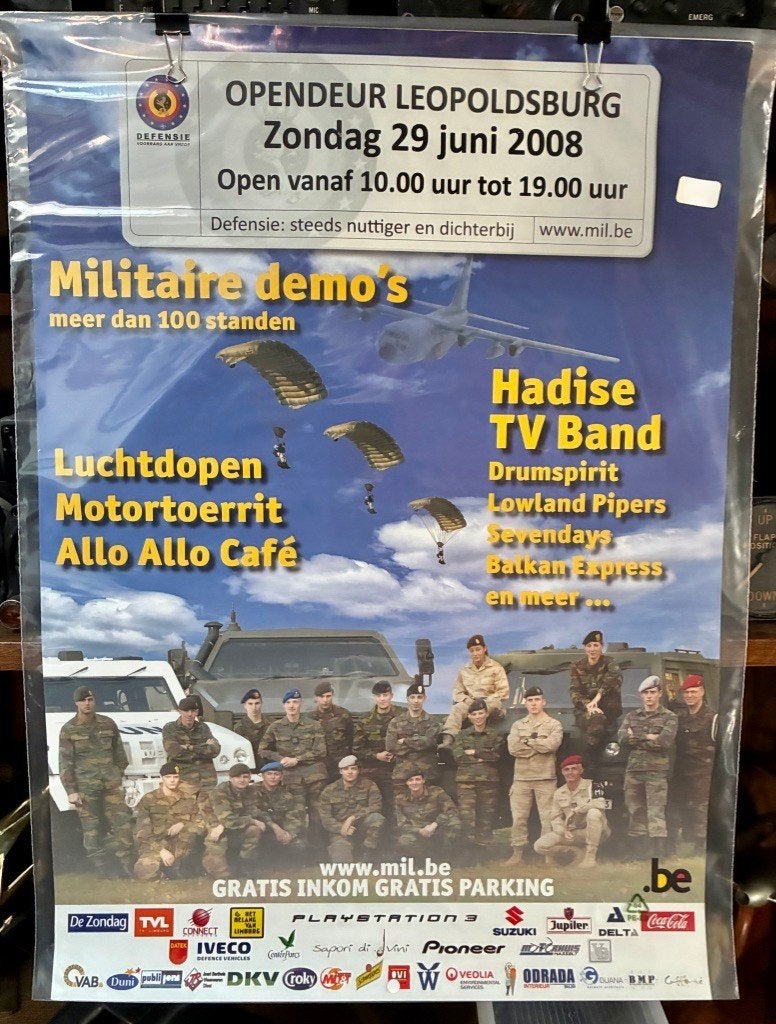 Opendeur Leopoldsburg, 2008., Verzamelen, Ophalen of Verzenden, Landmacht, Foto of Poster
