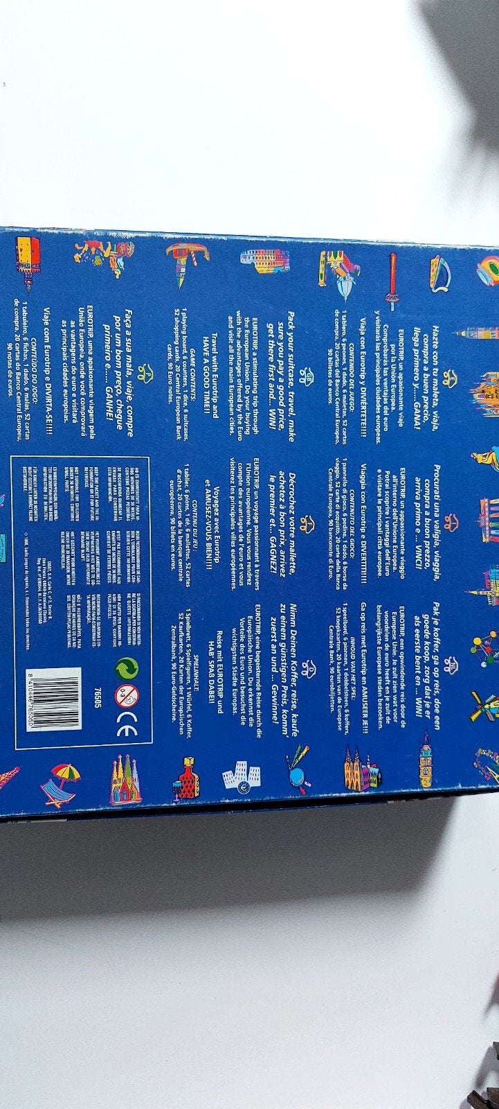 Eurotrip gezelschapspel, Drie of vier spelers, Ophalen of Verzenden, Zo goed als nieuw