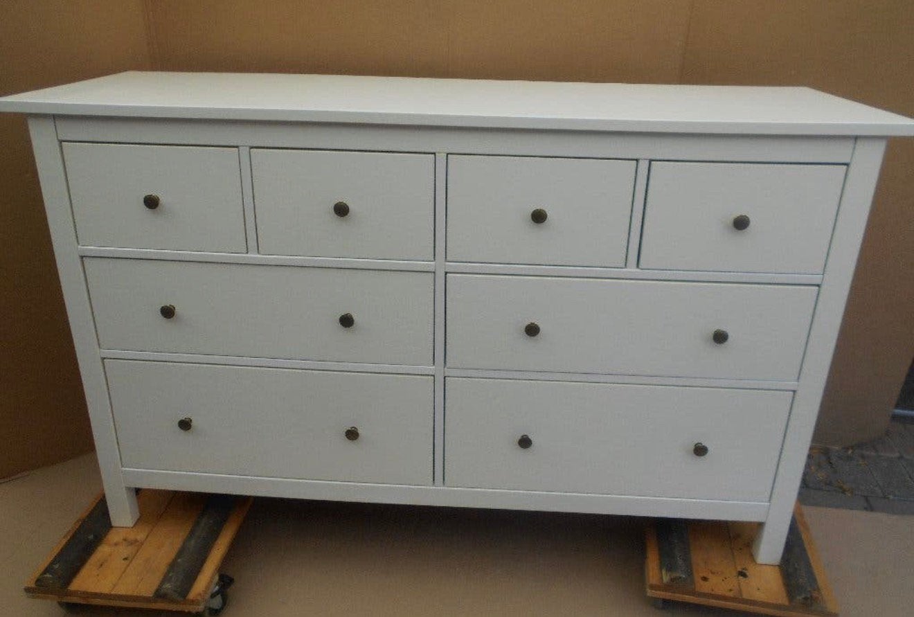 Ikea Hemnes dressoir ladekast ladenkast wit nieuwstaat, Enlèvement, Comme neuf