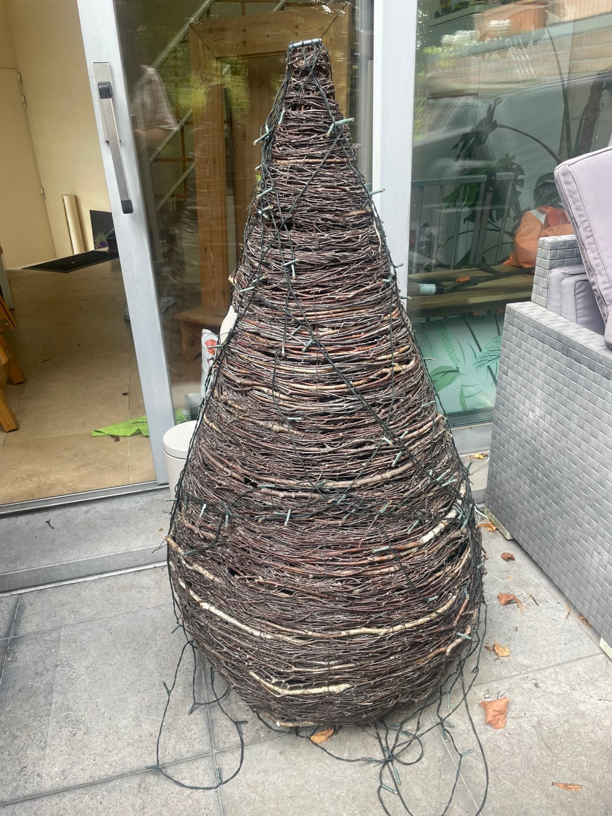 kerstboom van wilgentakken, Diversen, Ophalen, Gebruikt