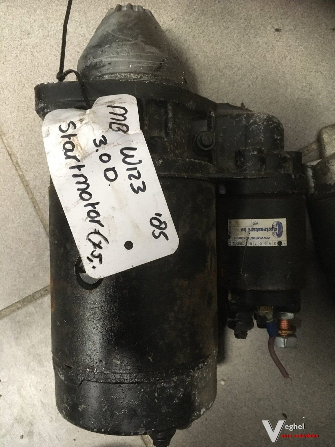 Startmotor mercedes w123 3.0 Diesel '85, Gebruikt, -, -, Ophalen of Verzenden