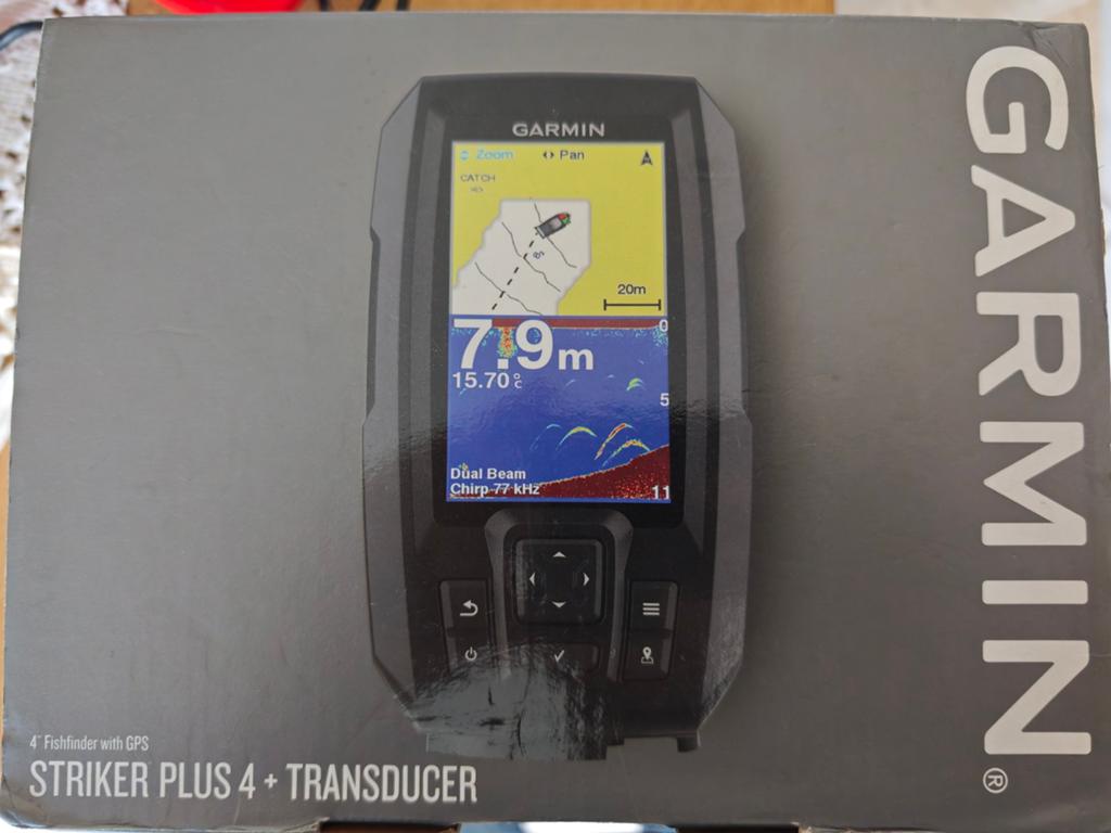 Echosondeur Garmin + support, Watersport en Boten, Hengelsport | Algemeen, Ophalen