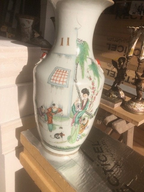 chinese vaas, Ophalen
