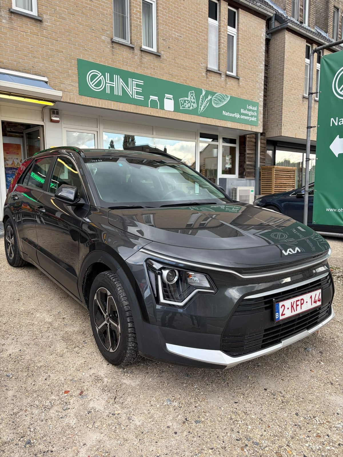 Kia Niro 1.6 GDI, Auto's, Zwart, Bedrijf, 5 deurs, Hybride Elektrisch/Benzine