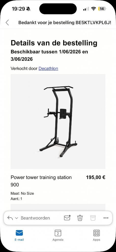 Power tower dip en pull up station, Sport en Fitness, Ophalen