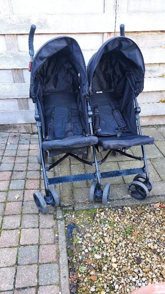 Dubbele buggy topmark, Kinderen en Baby's, Buggy's, Ophalen, Gebruikt, Overige merken, Duomodel