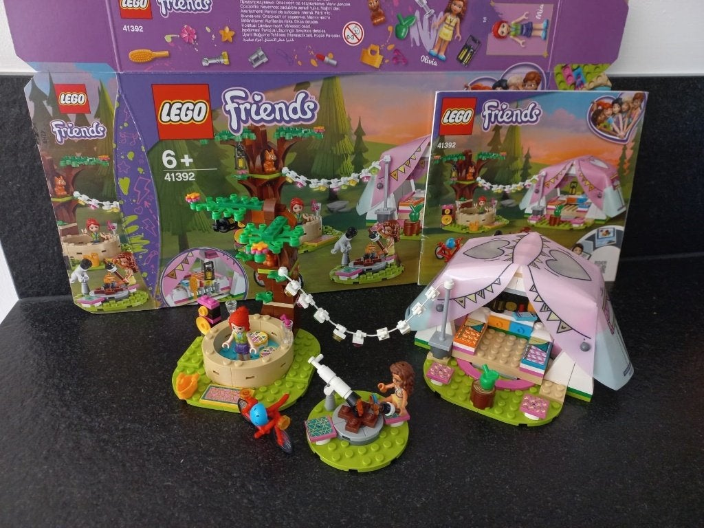 LEGO Friends 41392 – Le camping glamour dans la nature, Lego, Inclusief accessoires, Friends, Ophalen of Verzenden