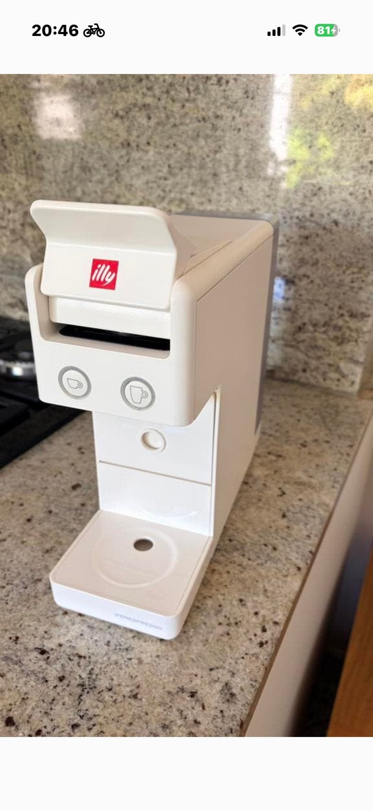 Illy Iperespresso Y3.3 Koffiezetapparaat voor capsules, Ophalen, Zo goed als nieuw