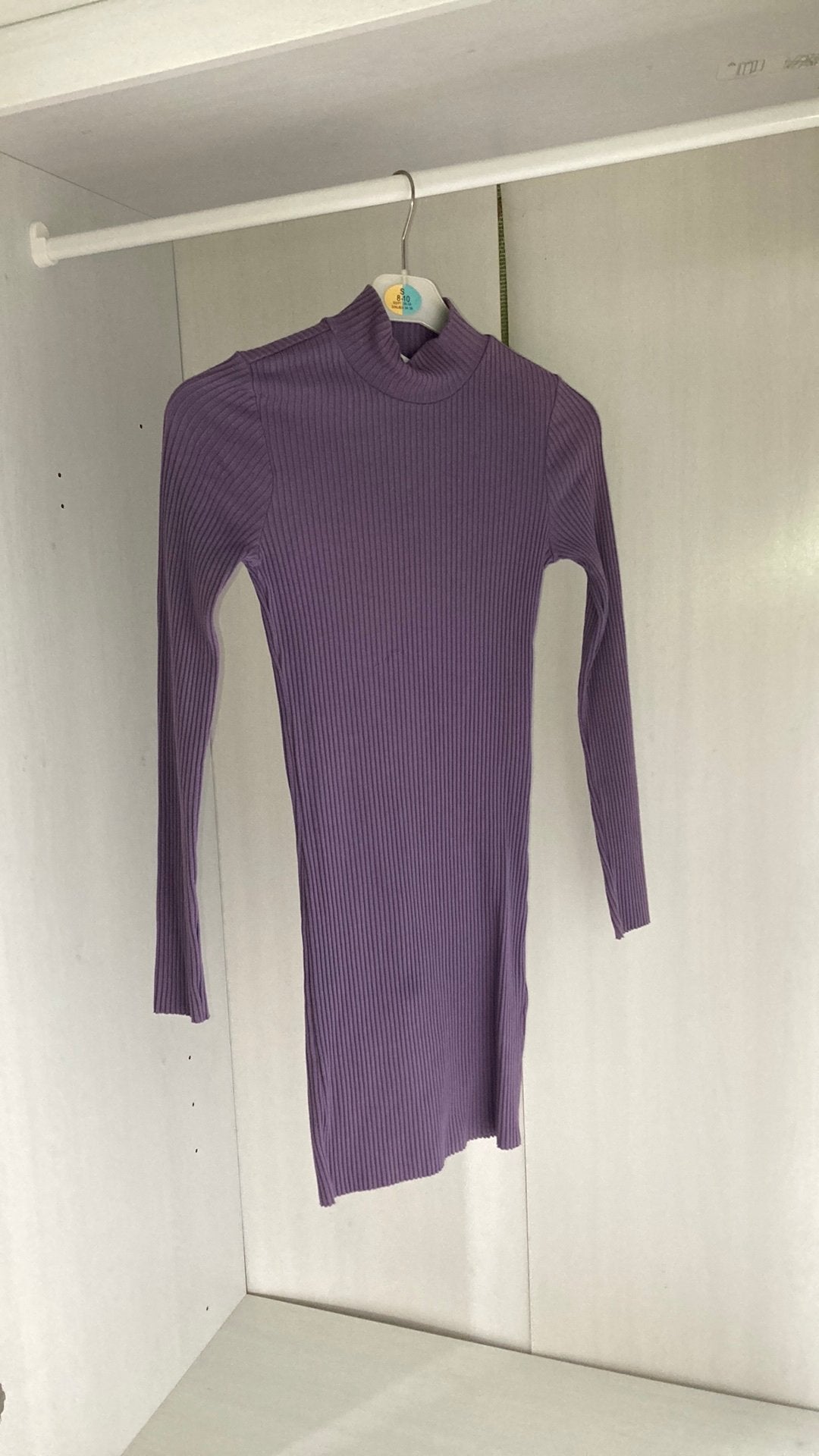 Lila jurk van H&M, Kleding | Dames, Topjes, Paars, Ophalen of Verzenden, Zo goed als nieuw, Lange mouw