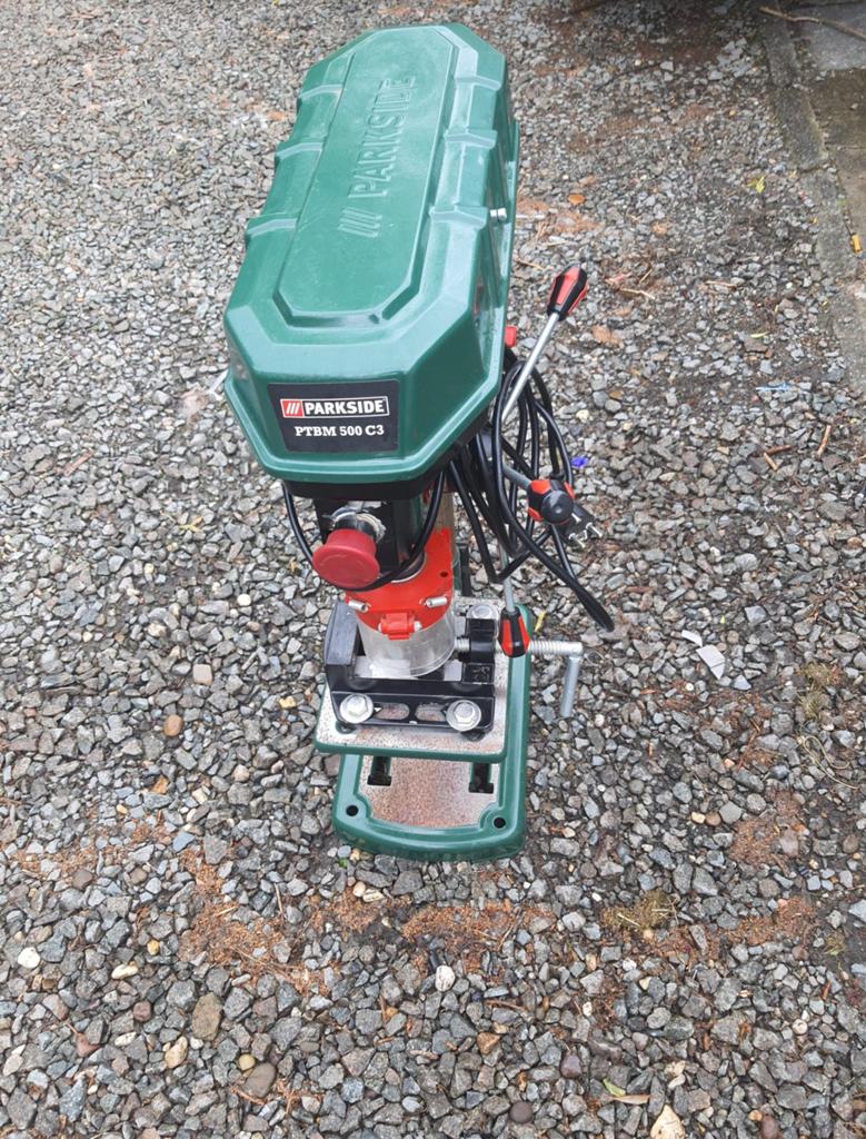 Parkside PTBM 500 C3, Bricolage & Construction, Outillage | Foreuses, Enlèvement, Comme neuf