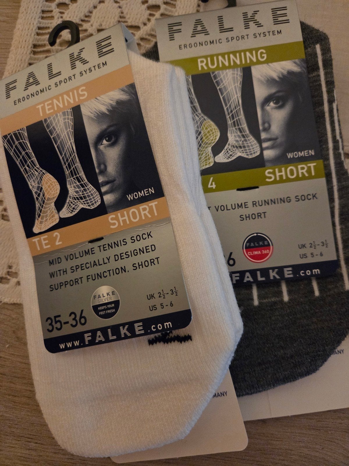 Nieuwe voetkousen - merk Falke - maat 35-36, Kousenvoetjes en Kniekousjes, Maat 35 t/m 38, Nieuw, Falke