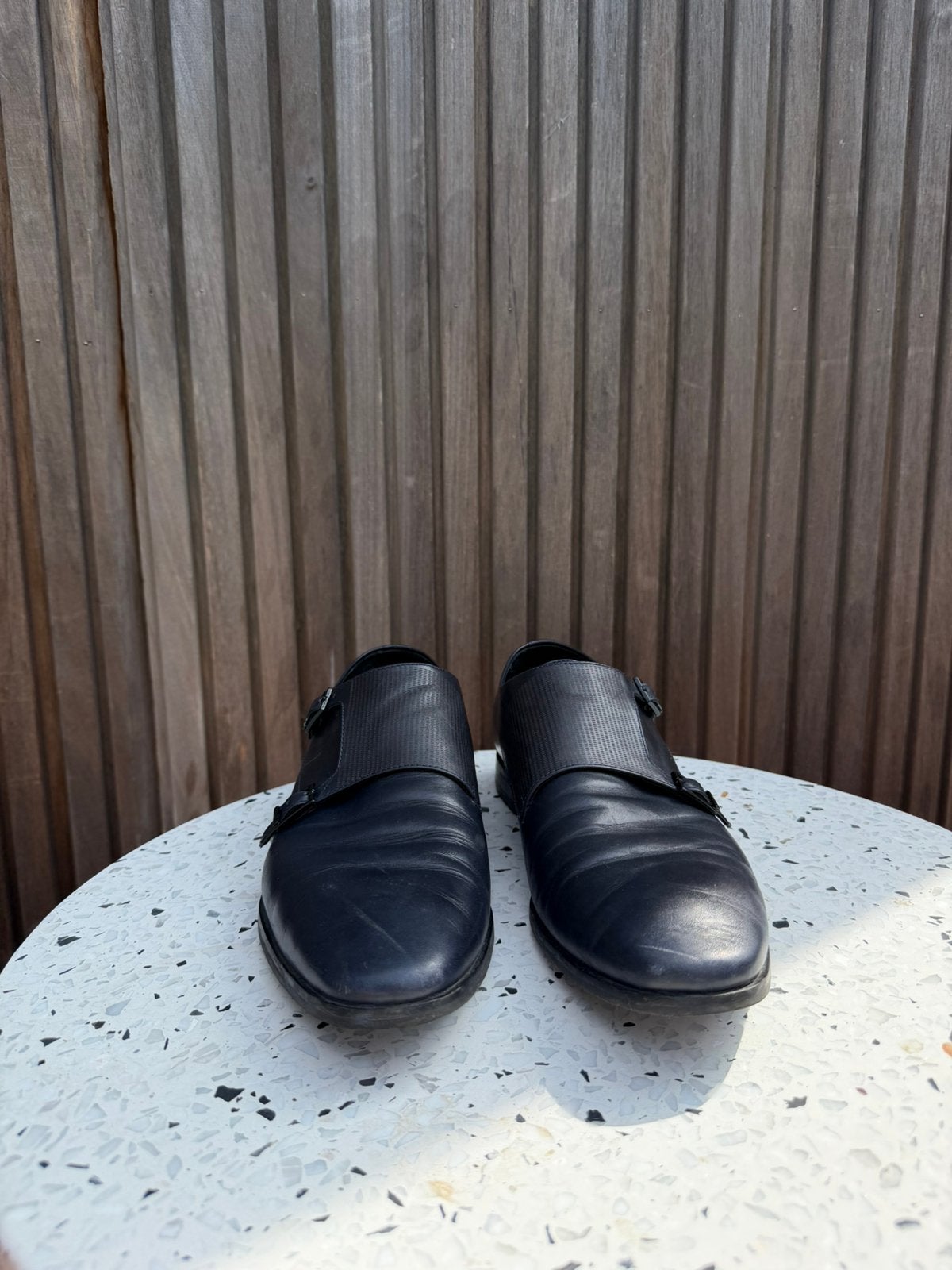 Klassieke herenschoenen Hugo Boss maat 45, Vêtements | Hommes, Chaussures, Enlèvement ou Envoi, Porté, Bleu, Chaussures à boucles