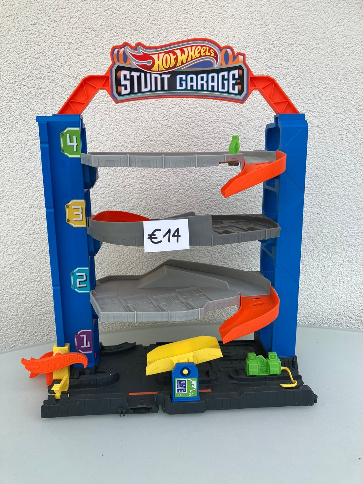 Hot wheels stunt garage, Ophalen, Zo goed als nieuw, Hot Wheels