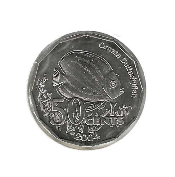 Cocos Keeling Islands, 50 Cents 2004., Postzegels en Munten, Munten | Oceanië, Ophalen of Verzenden, Losse munt