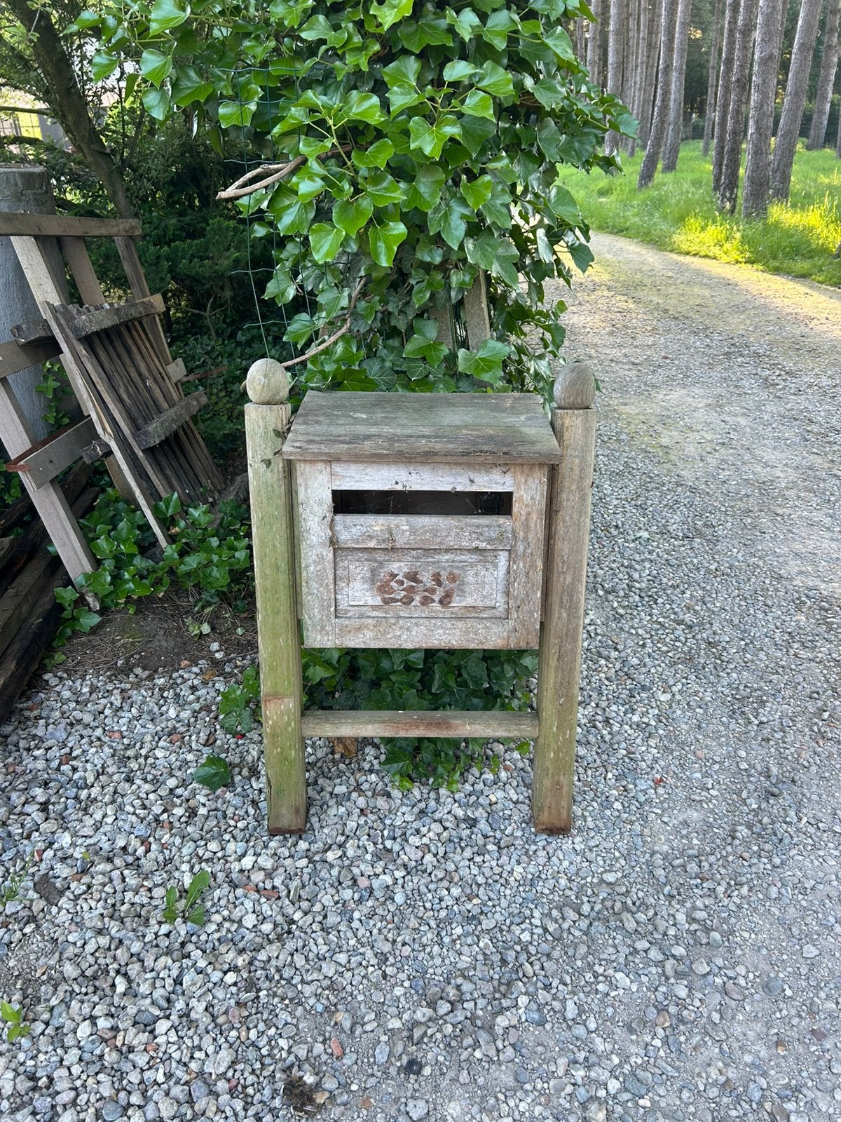 Teakeb brievenbus, Tuin en Terras, Ophalen
