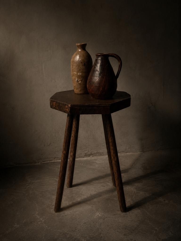 Houten bijzettafel, Ophalen, Zo goed als nieuw