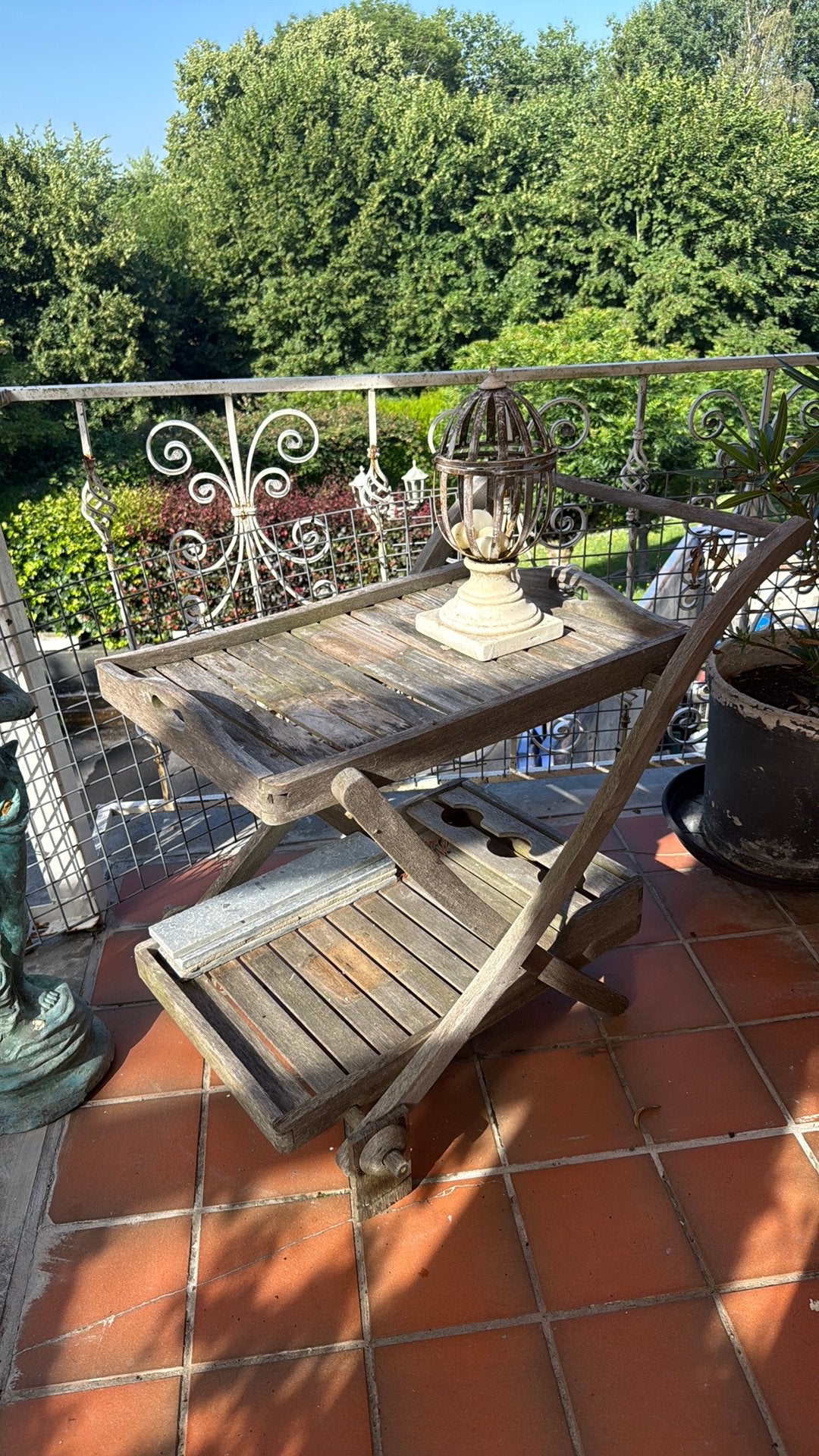 Houten karretje, Ophalen, Gebruikt