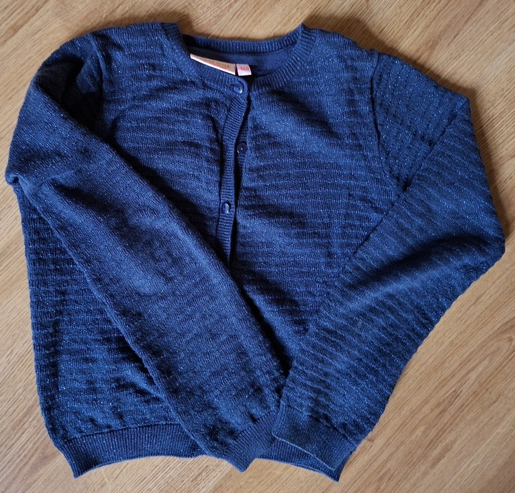 Someone donkerblauwe glittervest 128, Enfants & Bébés, Vêtements enfant | Taille 128, Utilisé, Fille, Pull ou Veste, Enlèvement ou Envoi