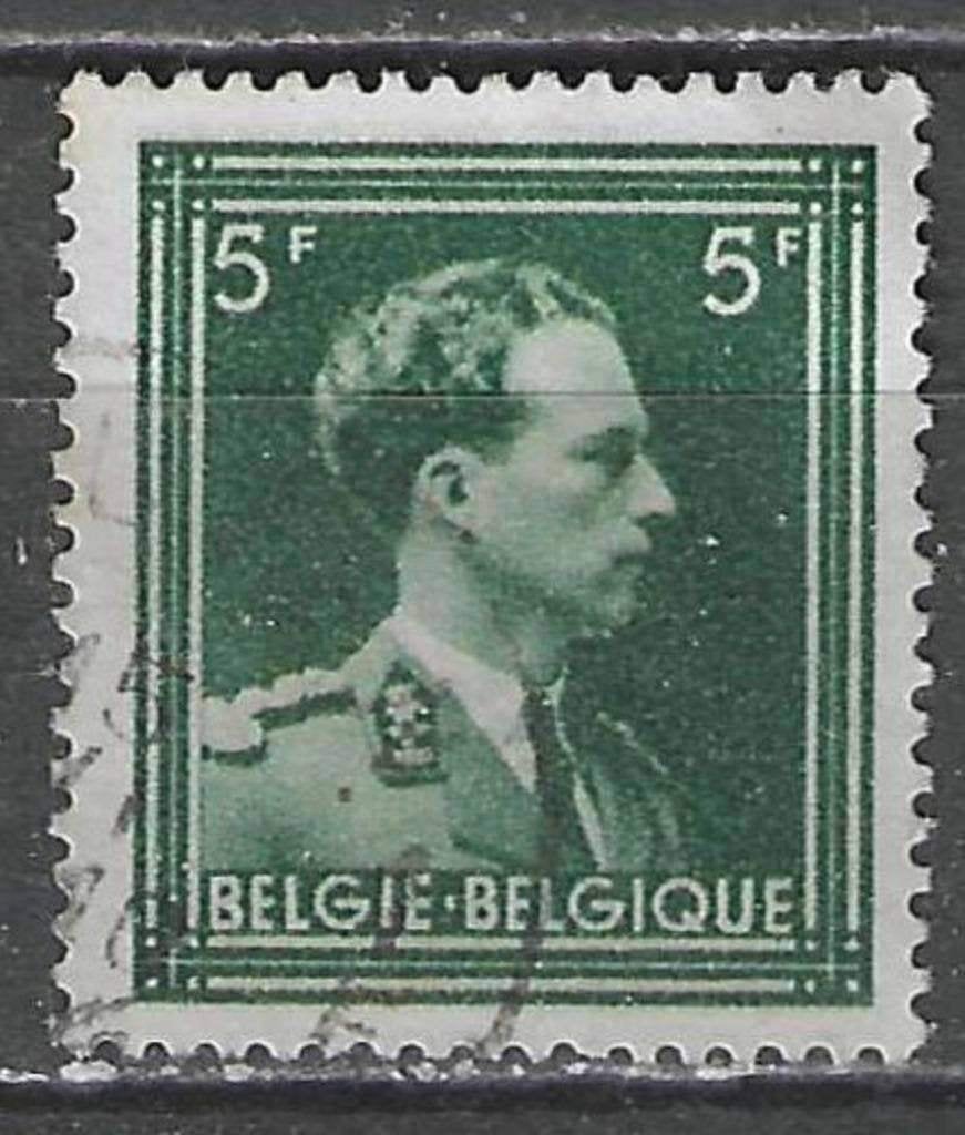 Belgique 1943 - Yvert/OBP 646 - Roi Léopold III (ST), Envoi, Affranchi, Oblitéré, Maison royale