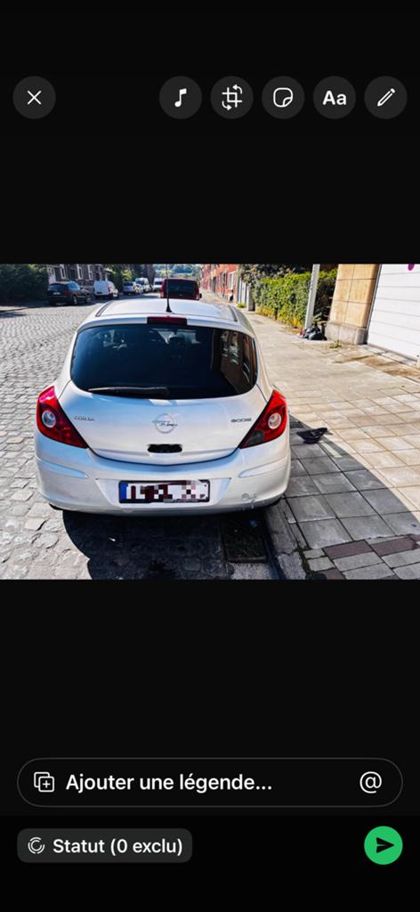 Opel colsa 2010,, Auto's, Opel, Stof, Zwart, 124 g/km, Bedrijf