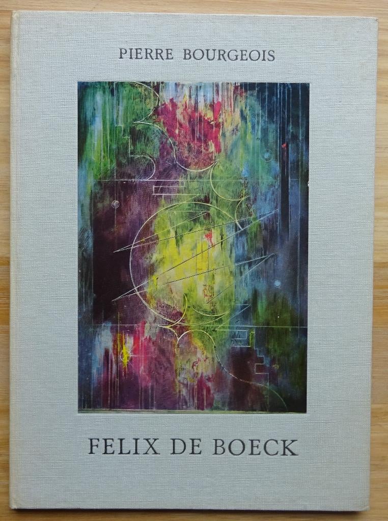 Felix de Boeck, monografie, 1963, door Pierre Bourgeois, Ophalen of Verzenden, Gelezen, Schilder- en Tekenkunst
