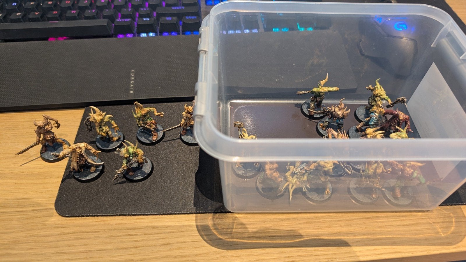 warhammer 40k poxwalkers, Hobby en Vrije tijd, Wargaming, Ophalen of Verzenden, Warhammer, Figuurtje(s), Geverfd