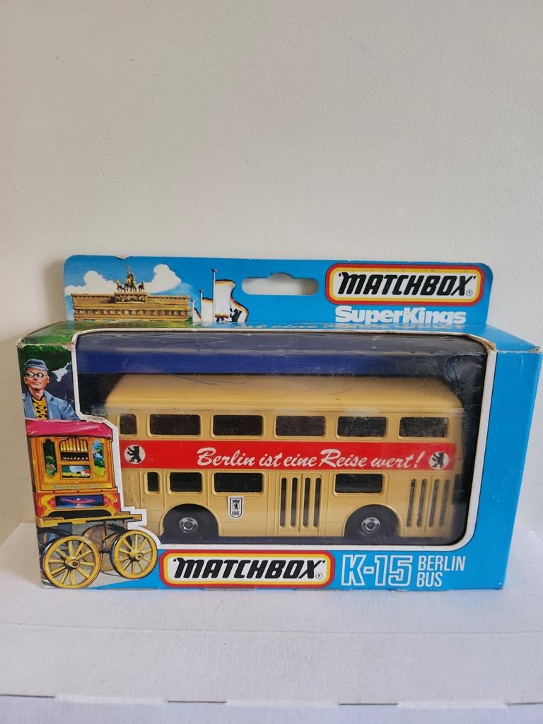 Matchbox Superkings K15 The Londoner (1982) Berlin, Hobby en Vrije tijd, Modelauto's | Overige schalen, Ophalen of Verzenden